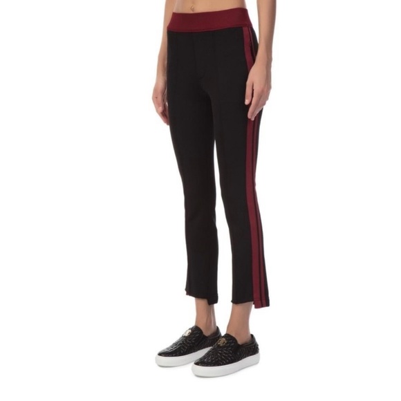 Helmut Lang Technical Track Black Pants Trousers Side Red Stripe Large $445 EUC - Picture 9 of 15